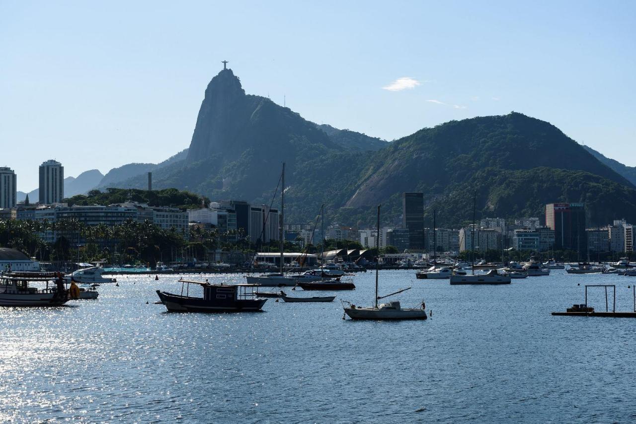 2 Quartos Na Urca Com Vista Para Baia De Guanabara A 700M Pao De Acucar Com Cozinha Completa E Wi-Fi - Bares, Restaurantes E Comercio Local A Poucos Metros Rio de Janeiro Buitenkant foto