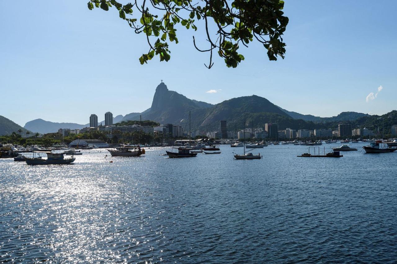 2 Quartos Na Urca Com Vista Para Baia De Guanabara A 700M Pao De Acucar Com Cozinha Completa E Wi-Fi - Bares, Restaurantes E Comercio Local A Poucos Metros Rio de Janeiro Buitenkant foto