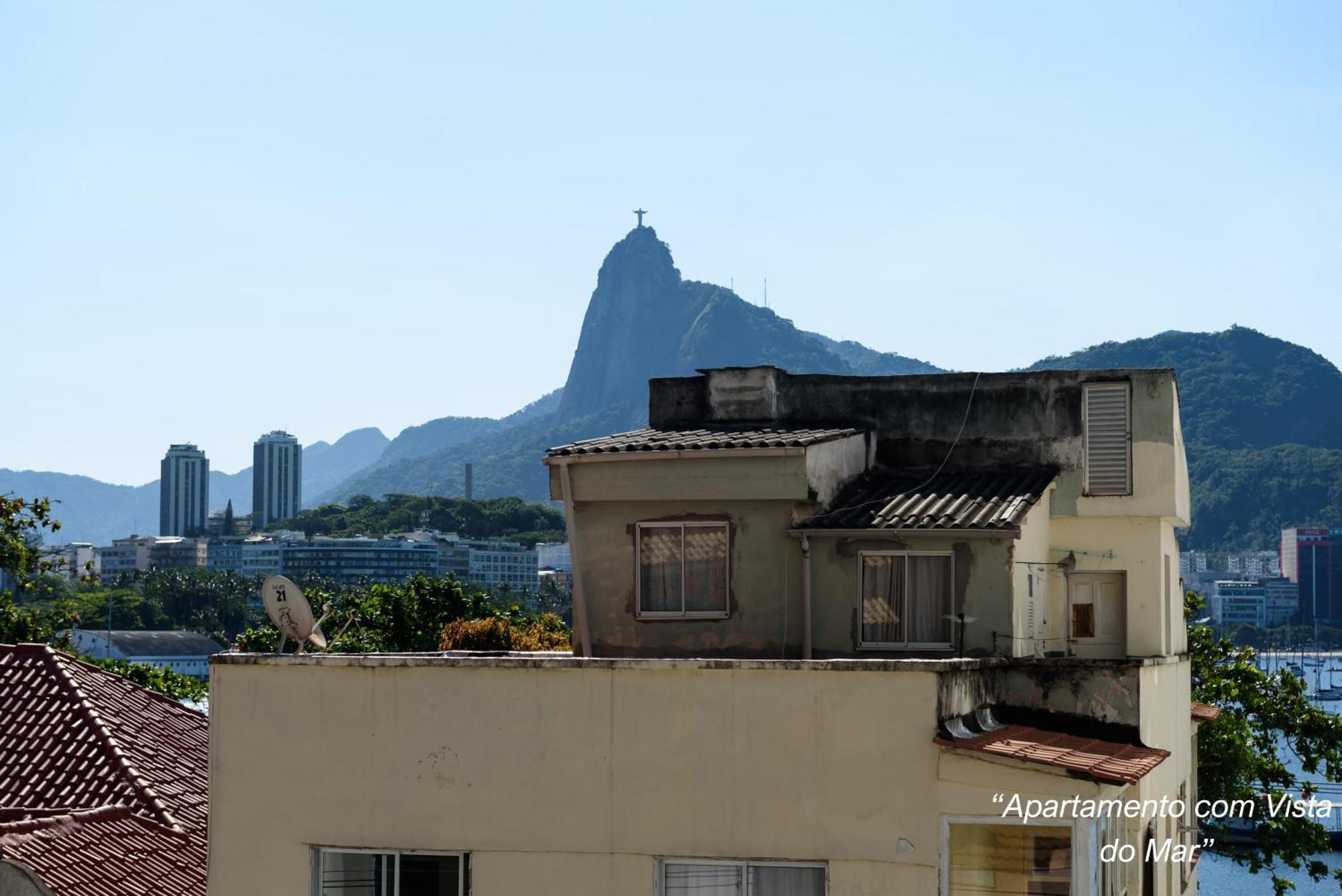 2 Quartos Na Urca Com Vista Para Baia De Guanabara A 700M Pao De Acucar Com Cozinha Completa E Wi-Fi - Bares, Restaurantes E Comercio Local A Poucos Metros Rio de Janeiro Buitenkant foto