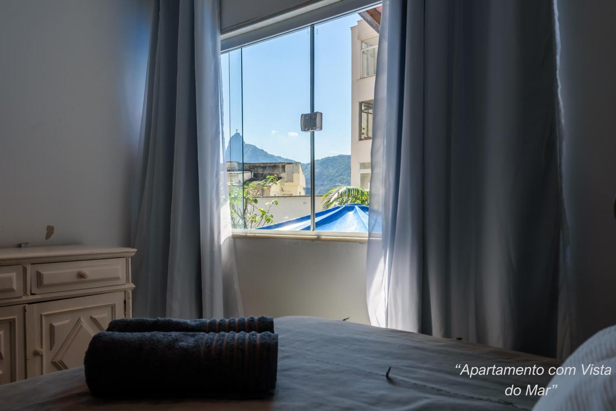 2 Quartos Na Urca Com Vista Para Baia De Guanabara A 700M Pao De Acucar Com Cozinha Completa E Wi-Fi - Bares, Restaurantes E Comercio Local A Poucos Metros Rio de Janeiro Buitenkant foto